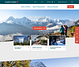 Screenshot der Jungfrau Region Homepage